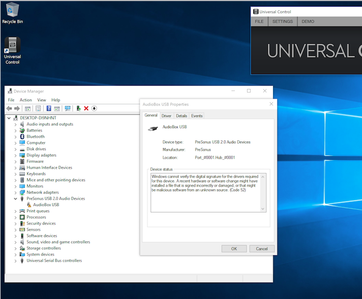 Universal Drivers For Windows 10